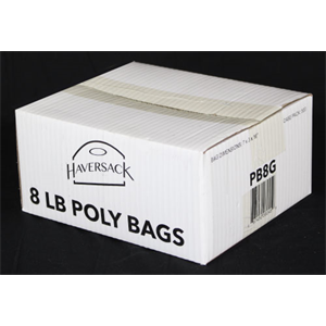 8LB CLEAR POLY BAGS